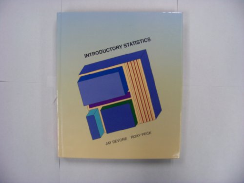 Introductory statistics 0314568840 Book Cover