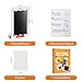 2 pcs Fußabdruck Baby Nabance Pfotenabdruck set Hund Katze mit 4 Karten Baby Fussabdruck set Baby Handabdruck Abdrücke Hundenasenabdruck Hundegeburtstag Geschenk für Hundebesitzer