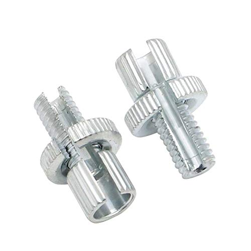 Autovic Clucth Brake Cable Adjuster For Honda Yamaha Kawasaki Suzuki Atv Motorcycle 8Mm Universal Cable Adjuster Nut Bolts(Silver) #TOP3