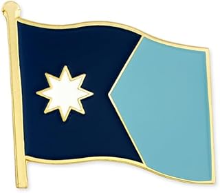 PinMart US State Flag Enamel Lapel Pin