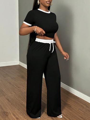 Image of dockstreet Women's /Unisex ONESOPEN Bottom Drawstring Pure Cotton Stretchable Baggy Jogger Pants || for Similar Baggy Look Order a Size or Two Large Than Your Usual Size