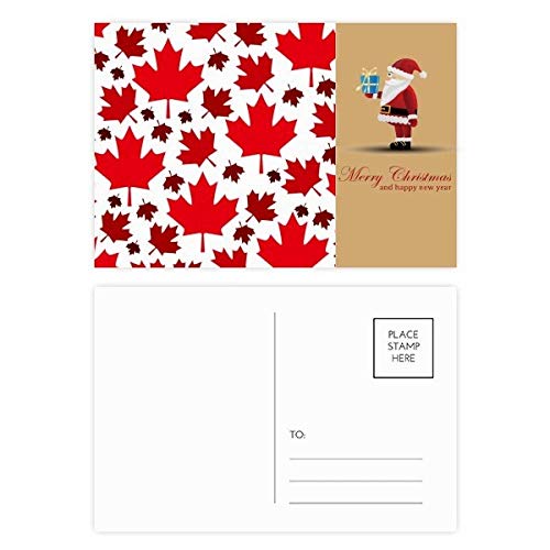 Cartes postales Canada avec motif feuilles d'érable pour correspondance lot de 20