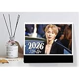 ジミン 日本仕様 2026年 卓上カレンダー A5サイズ 書き込み可能 祝日記載あり 韓国グッズ ダイアリー 防弾少年団 バンタン