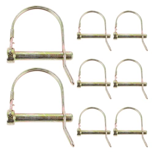 Pasadores en forma de D para remolques de segadoras y cortadoras de césped en jardines