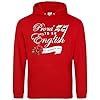 Purple Print House Proud To Be English St George's Day Mens Hoodie England Rose Hoody, XXL, Black #5