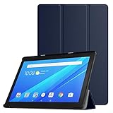MoKo Funda Compatible con Lenovo Tab M10 (TB-X605F)/TB-X505F Tableta, Ultra Slim Ligera Función de Soporte Protectora Plegable Cover Cubierta Durable - Índigo