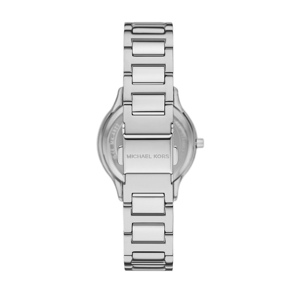 Michael Kors Orologio Sage da donna, movimento al quarzo a tre lancette con cinturino in acciaio inossidabile o in pelle