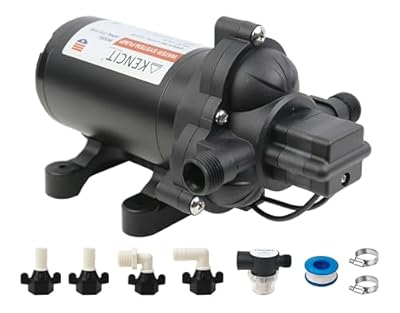 KENCIT T33 Automatic On-Demand Diaphragm Pump, Pressure Pump for Kitchen, Bathroom, RV, Marine Yacht, Caravan, Garden (12Vdc, 4.0GPM, 45PSI)