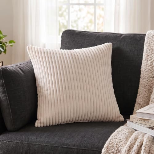 Image of Wakefit Designer Cushion Cover | 16x16 inch | Super Soft Durable Fabric | Machine Washable | Pack of 1 | Aura Pearl