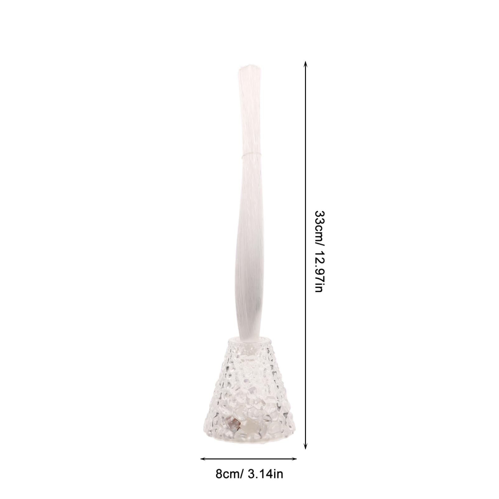 Healifty Fiber Optic Lamp Led Changing Light for Indoor Decoration Calming Atmosphere for Homes Offices Hotels Unique Design for Elegant Ambiance Battery Operated