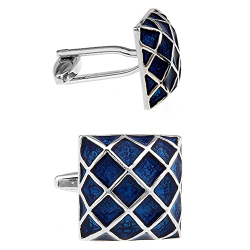 ازرار اكمام قميص فرنسية كلاسيكية للرجال، زوج واحد