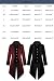 BAIHUODRESS Chaqueta Abrigo Steampunk para Hombres Abrigo Renacentista Medieval Casual Manga Largas...