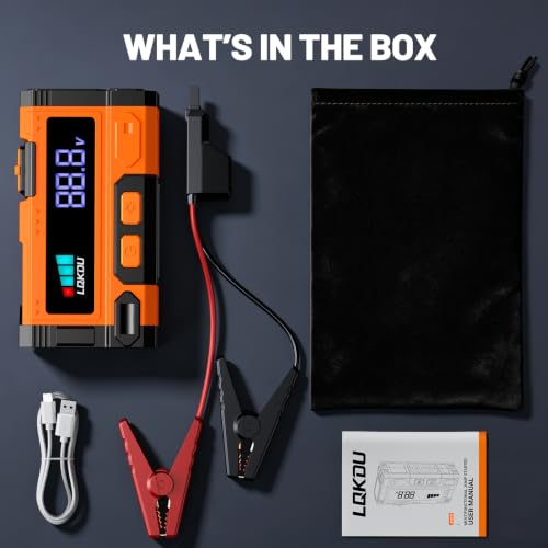 Car Battery Jump Starter DROPS TO (VIBRANT ORANGE) - image 8