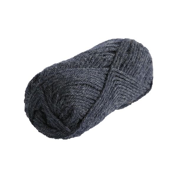 Image of Knit Picks Wool of the Andes Black 100% Wool Yarn Pack for Knitting | 10 skeins (500g total) of soft worsted weight crocheting yarn in Onyx Heather color, good for felting.