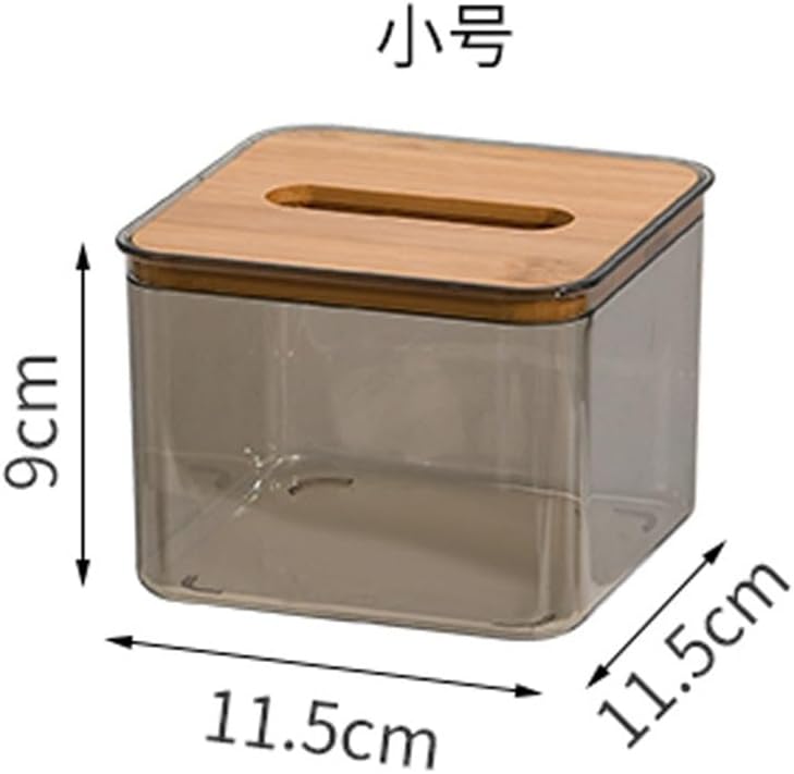 Tissue Box Home Living Room Drawing Paper Napkin Storage Ins Transparent Net(Small) image 2