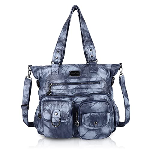Bolso Hobo grande de piel sintética para mujer miniatura 1