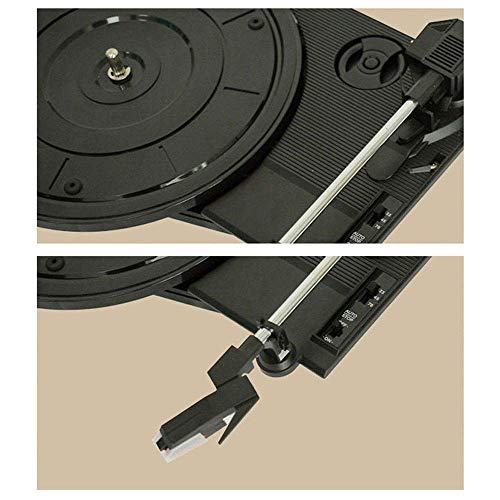 YAMMY Tourne-Disque rétro, Haut-Parleur Bluetooth rétro Corne Platine Vinyle Vintage Phonographe Tourne-Disque stéréo… - Les Beatles, Paul McCartney, John Lennon, RIngo Starr, George Harrison YAMMY Tourne-Disque rétro, Haut-Parleur Bluetooth rétro Corne Platine Vinyle Vintage Phonographe Tourne-Disque stéréo… – Image 3
