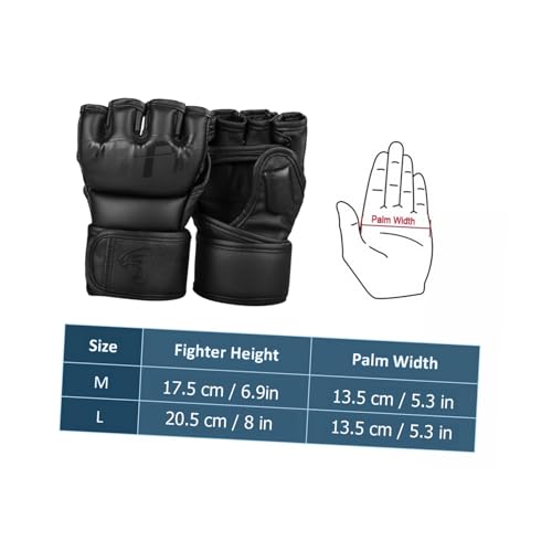 Guantes MMA de boxeo VANZACK transpirables y ajustables para sparring de PU 2