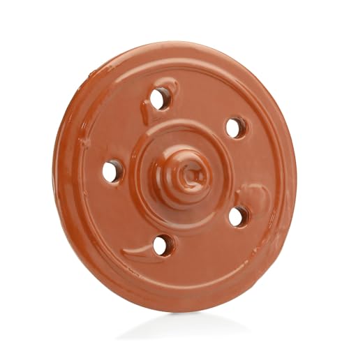 clay Handcrafted Dolma Pot Cover - Traditional Dolma Cover - Weighted Lid for Cooking