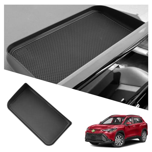 2026 Corolla Cross Behind Screen Organizer for Toyota Corolla Cross Accessories Dash Storage Tray Compatible with 2022-2026 Toyota Corolla Cross & 2022-2026 Toyota Corolla Hatch(For 7/8/9" Screen)