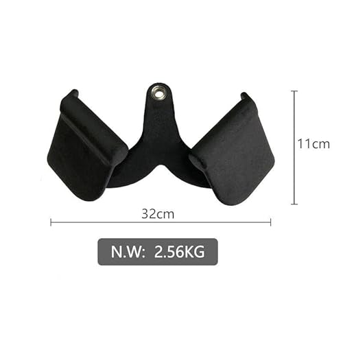 Kit 5 Puxadores Anatomicos Emborrachados Musculacao Costas