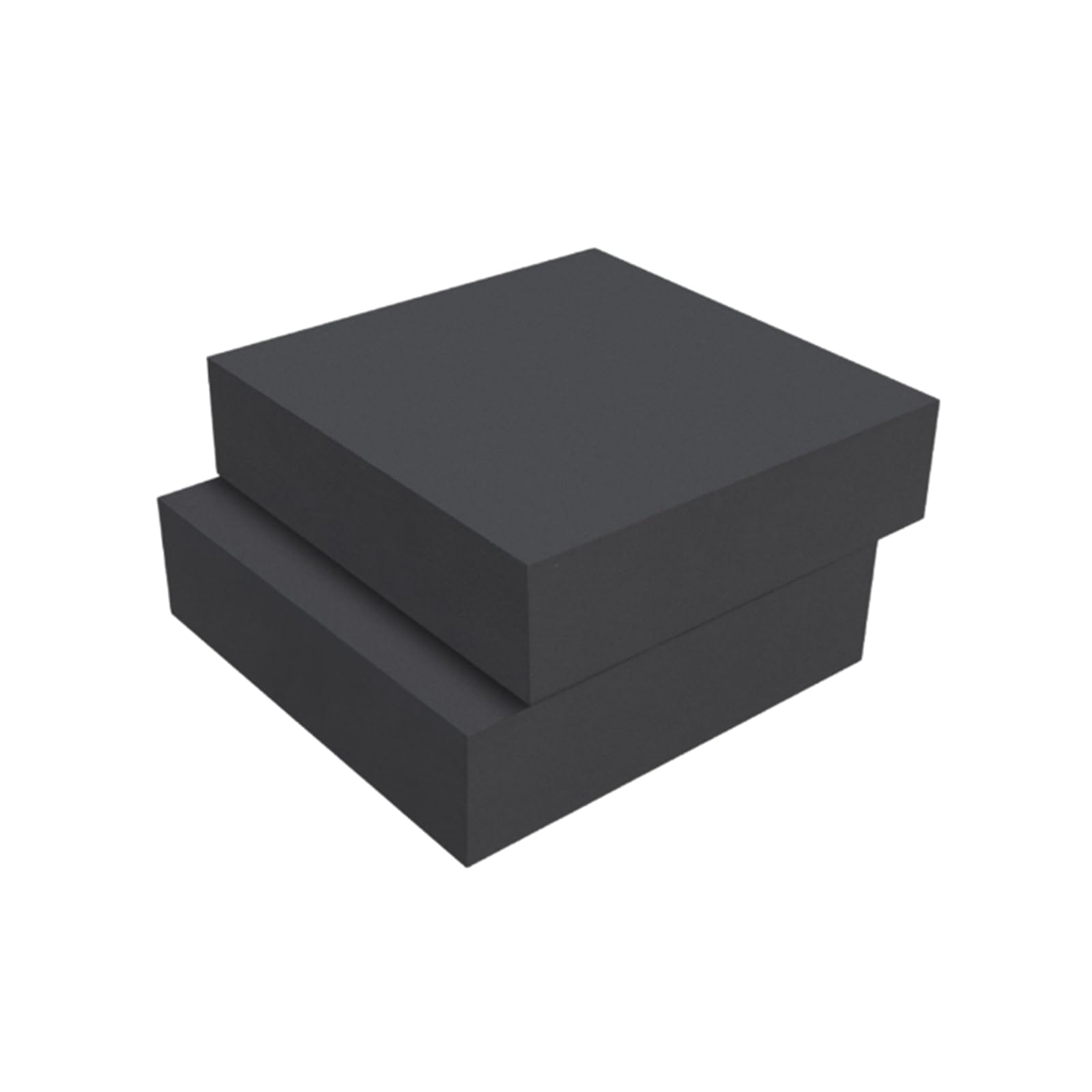 1-20 pièces Épaisseur 10-50mm caoutchouc noir rectangulaire rondelles d’amortissement des vibrations pour machinerie, meubles, automobile et équipements électroniques, 100x100x15mm(5pcs)