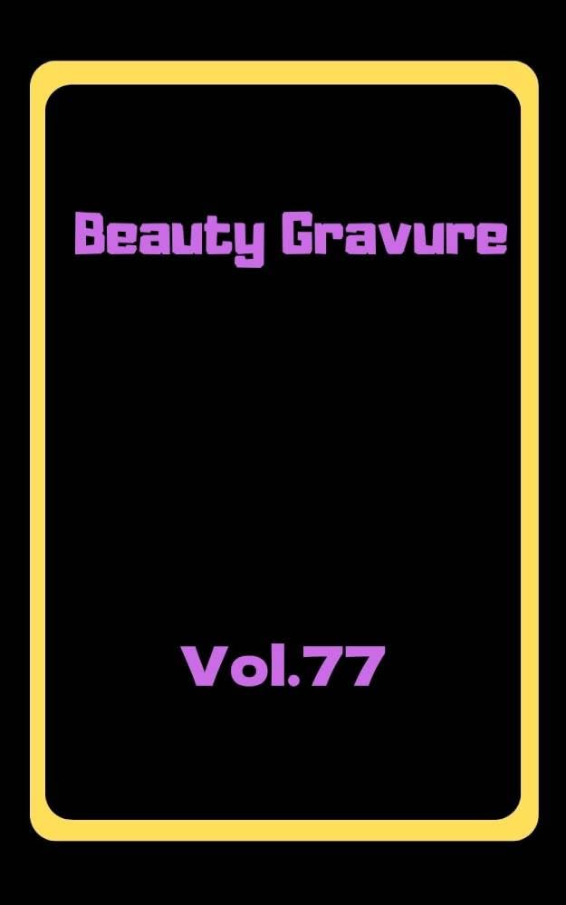 Beauty Gravure Vol 77 Japanese Edition revue de photographie magazine de collection
