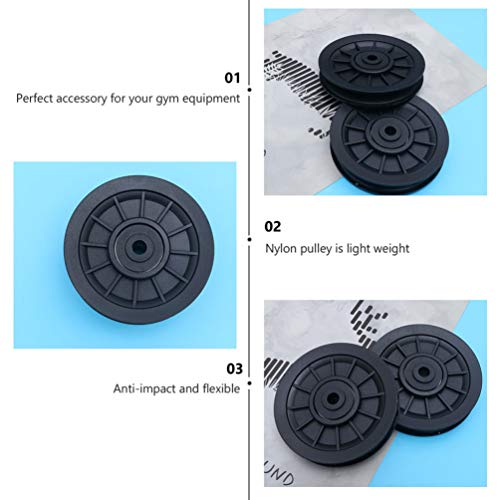 Vosarea 4 Pcs Rodas de Polia de Rolamento Universal para MÃ¡quina de Cabo Parte de Equipamentos de G