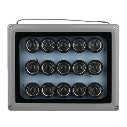 Iluminador IR de 850 nm para cámaras de seguridad exterior con sensor automático de 12V 24V