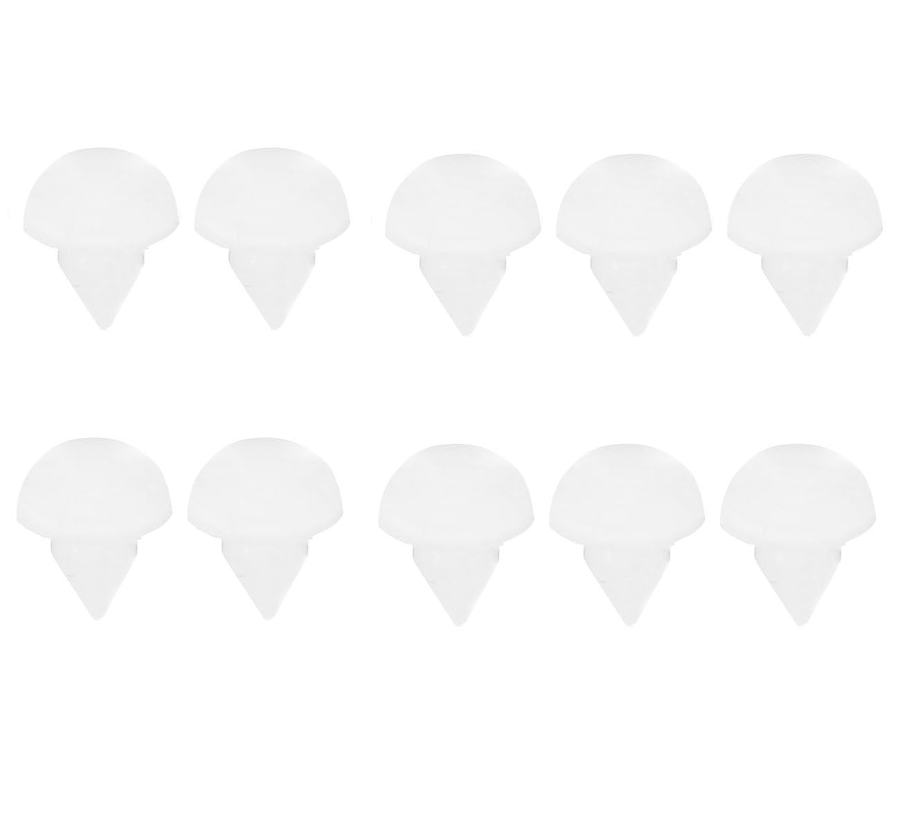 Bouchon silicone T 4mm transparent clipsable pour étanchéité