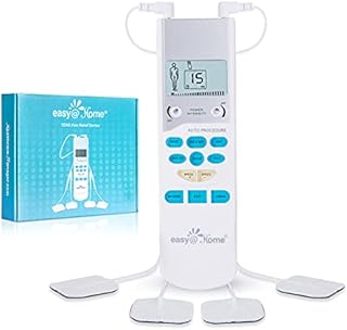 Easy@Home EHE009 TENS Handheld Electronic Pulse Massager Unit, Health Canada, OTC for Home