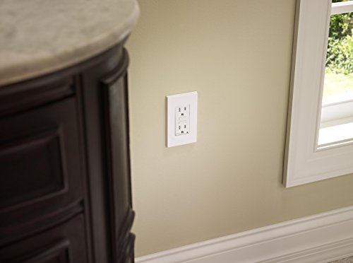 Image of Leviton AFCI Outlet, 20 Amp, Self Test, Tamper-Resistant with LED Indicator Light, Protection from Electrical Fires, AFTR2-I, Ivory