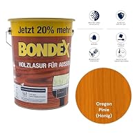zbs24 Bondex Holzlasur für außen oregon pinie 4,8 Liter, inkl. 3-teiliges Pinselset, hohe Witterungsbeständigkeit, Intensivschutz vor Nässe – Ansicht 5