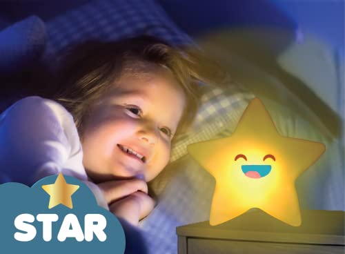 Gabba Goods Star Night Light Kids Toddler Night Lights Bedroom Cute Lamp Teen Girls Boys Room Lamps For Nursery Boys Girls Portable Led Children Nightlight Battery Gifts… #TOP1