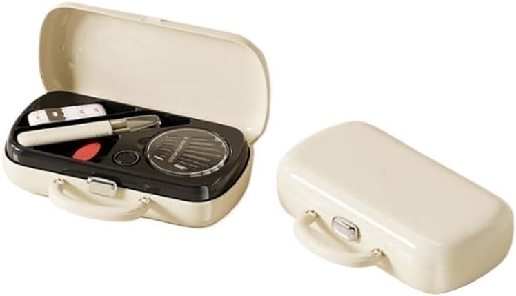 MVNOIRE Plastic Mini Sewing Kit Home Use Convenient Needle Thread Storage Box Tool Set