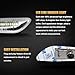 D-Lumina Sequential White LED Side Marker Turn Signal Lights Assembly for BMW E90 E91 E92 E93 E46 E53 E60 E61 X3 E83 X1 E84 E81 E82 E87 E88 Side Marker Light, Clear Lens Side Marker Lamp, Pack of 2