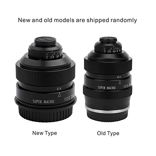 SLR Macro Camera Lens 20mm F2 Aluminium Zwart Groot Diafragma Handmatige Scherpstelling Super Macro Lens voor Canon EF… - Afbeelding 8