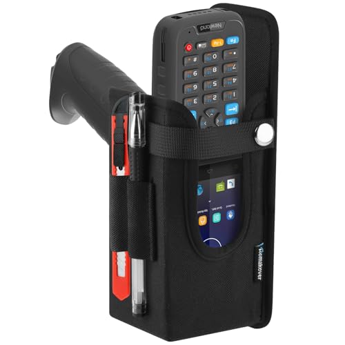 Image of Barcode Scanner Holster, Universal Scanner Holster Pouch for Gun Grip Mobile Computers, Handheld Bar Code Scanners, Belt Loop Clip Attachment Fits for Zebra Scanner MC3300 /3200 /3100 /3000 /3400 /3450