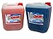 Red Orange 10 Liter Colorwaschmittel und Blue Sea 10 Liter Vollwaschmittel