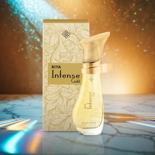 Image of Riya Intense Gold Eau De Parfum For Men & Women | Fresh Fruit & Floral Scent | Long-lasting Upto 8 hours - 30ml