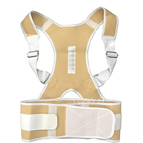 Posture correcteur magnétique beige taille L pour hommes et femmes