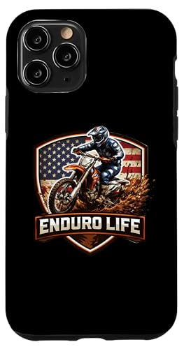 Enduro Life �A�����J���_�[�g�o�C�N ���C�_�[ ���g�N���X �o�C�N USA �X�}�z�P�[�X iPhone 11 Pro �p