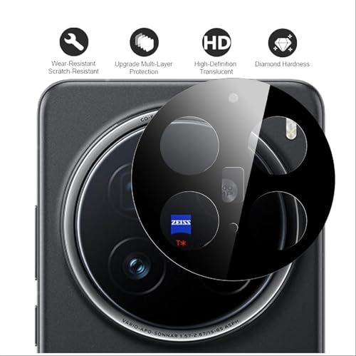 Image of Xmon Back Camera Lens Protector for Vivo Y300 Pro Premium Camera Glass Protector Guard, Anti-Scratch, Ultra-Clear, Easy Installation