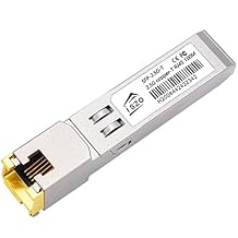 iszo SFP-2.5G-RJ45,2500M Rate, SFP to RJ45 Optical Module, Plug and Play, 2.5Gbase-T /1000base-T/ 100base-T on Line Port, Transmission Distance 100m, Compatible with TPLINK Banana-Pi Switch Router