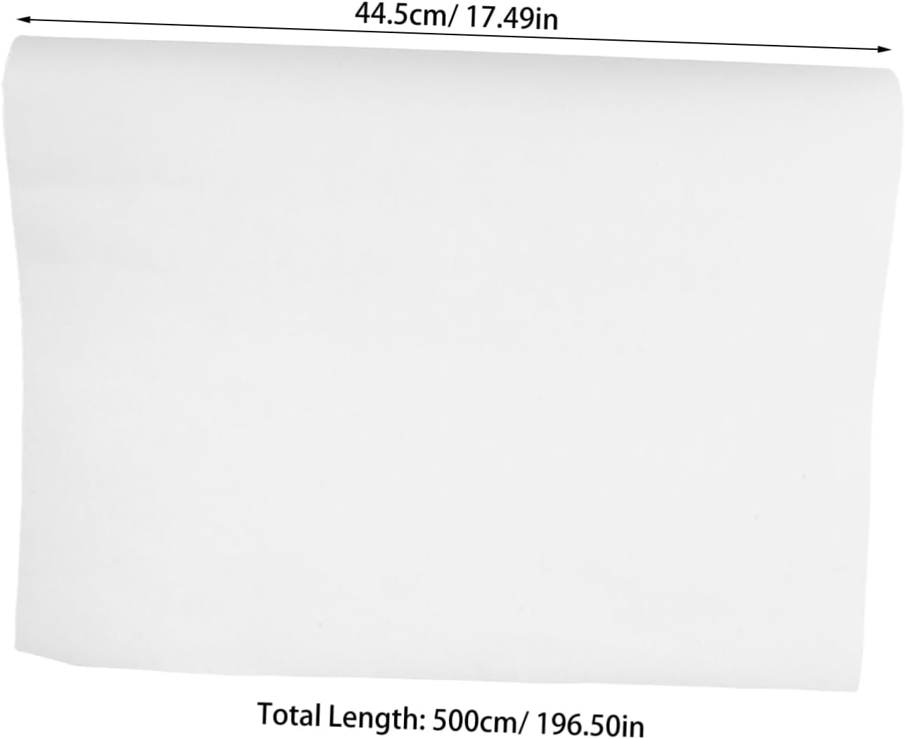 2Pcs White Drawing Paper Roll for Activities Acid Blank Sketch Paper Roll Portable Painting Paper for Easy Use and Storage