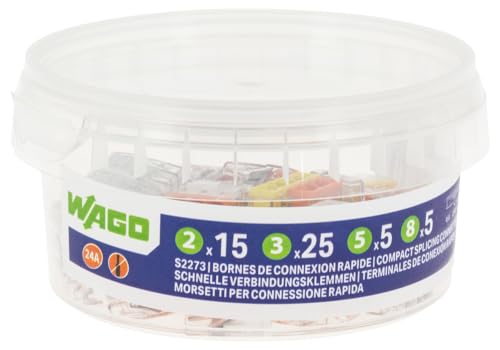 Pot de 50 bornes de connexion automatique S2273 2,3,5 et 8 entrées