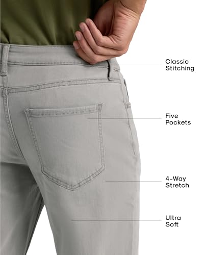 Image of True Classic Stretch Jeans for Men, Slim and Straight Fit Men's Stretch Jean