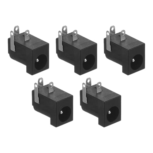 M METERXITY 20-Pack Conector DC 3 pines 5.5x2.1mm hembra miniatura 1