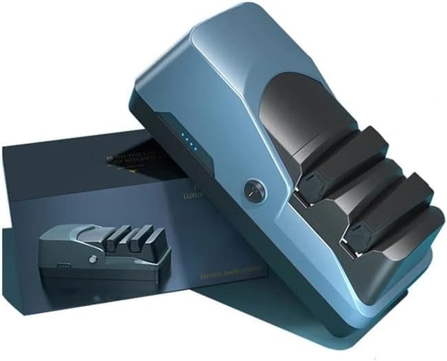 Electric Knife Sharpener Professional USB Charging For Kitchen Straight Knives Diamond Abrasives Sharpening Machine Knife