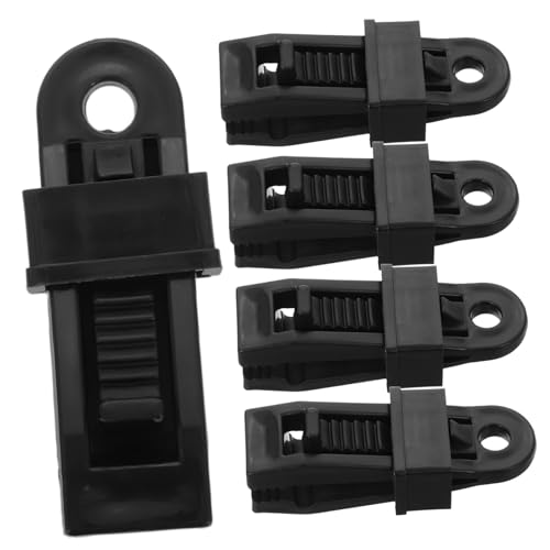 SKISUNO 5pcs Heavy Duty Tarp Clips for Camping & Outdoor Use